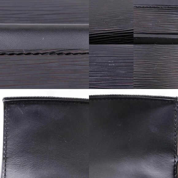 LOUIS VUITTON Dinar Shoulder Bag M52022 Noir black Epi Leather Women - Picture 6 of 12